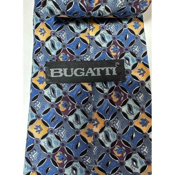 Bugatti Men's Tie 100% Italian Silk 60" - Picture 4 of 4
